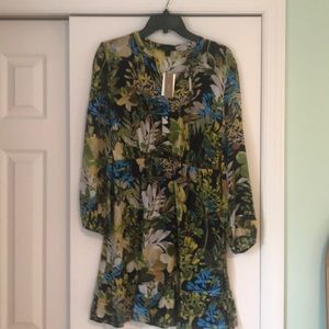 NWT J. Crew jungle print dress